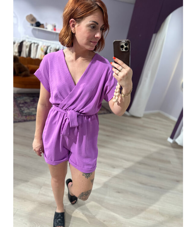 ISLA - Playsuit lilac