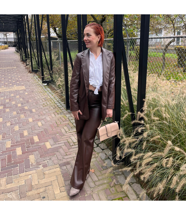 JODY - Pantalon brown