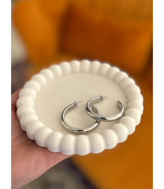 Earring chunky ring