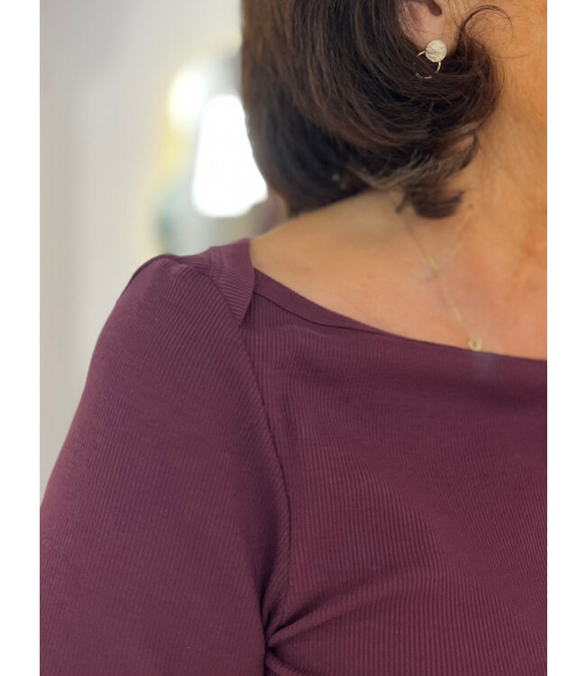 BABS - Longsleeve wine red