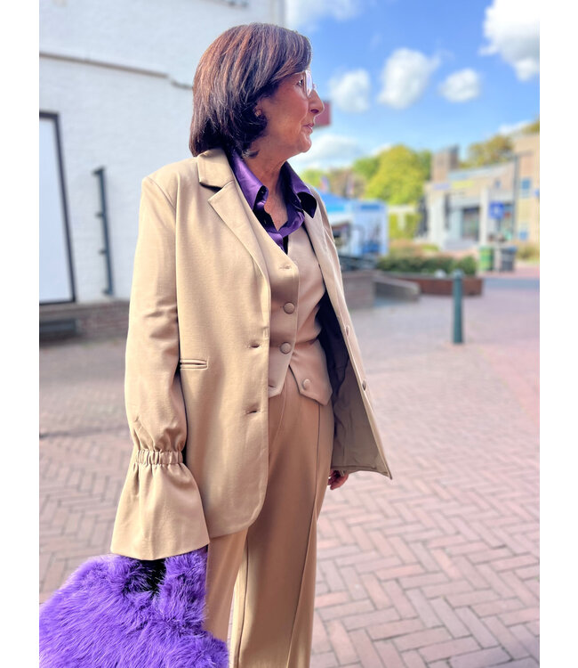TINA - Gilet camel