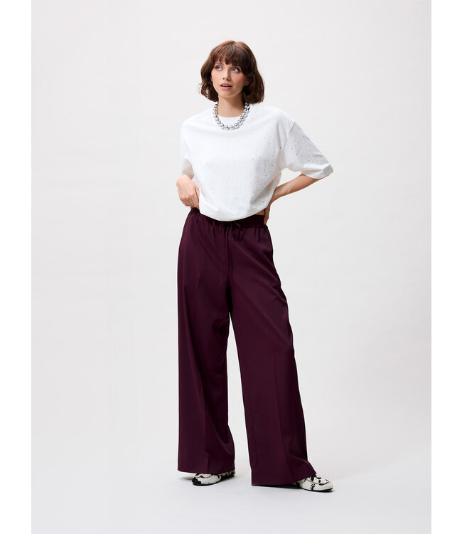 FENNA - Pants wine red