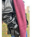 SUE - Jacket faux leather black