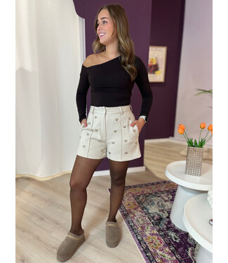 Eight Paris ANA - Top chocolate brown