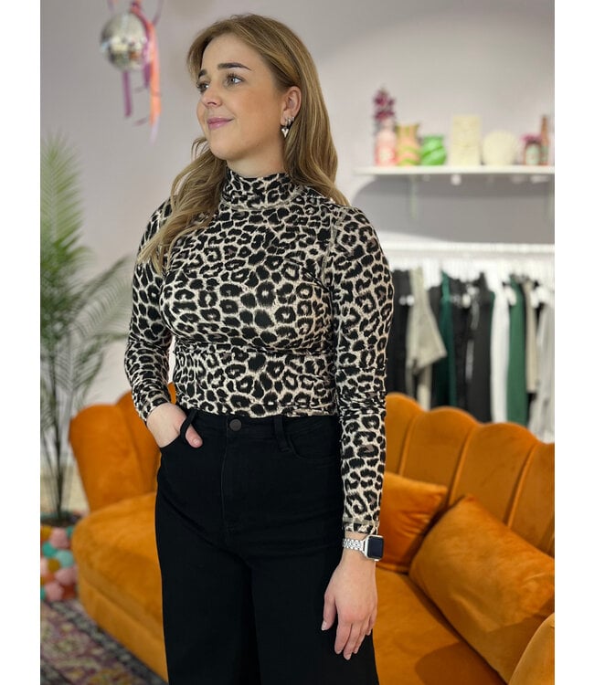 KELLY - Longsleeve leopard