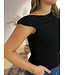RACHEL - Off shoulder top black