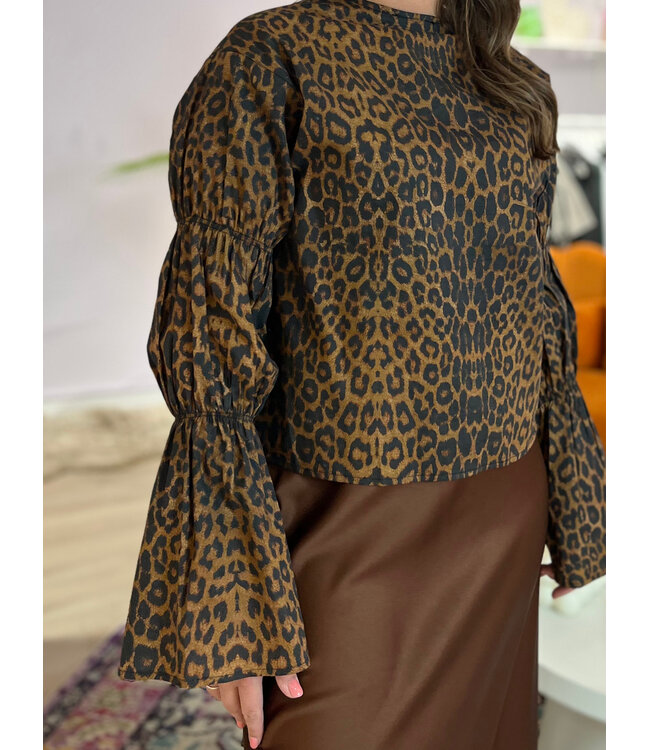 GEMMA - Blouse leopard