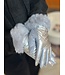 Gloves stitched faux fur