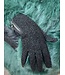 Gloves bouclé zipper