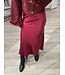 SARAH - Skirt satin bordeaux