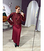 SARAH - Skirt satin bordeaux