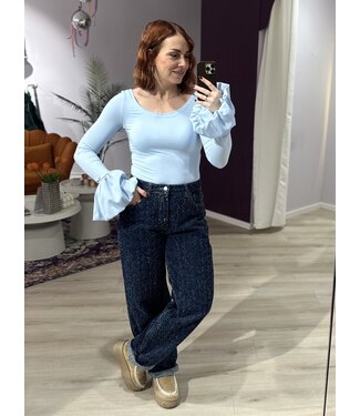 Catwalk Junkie CHERRY - Denim barrel scratched