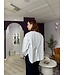 CECILE - Blouse white strass