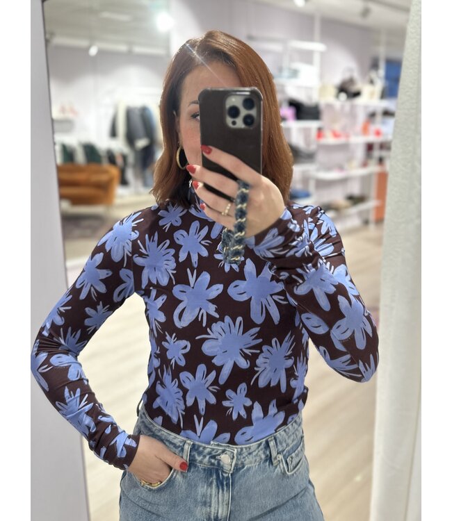 JEFF - Longsleeve bordeaux