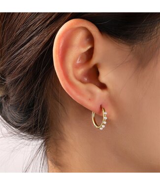 Day&Eve Day&Eve earring pearl hoop