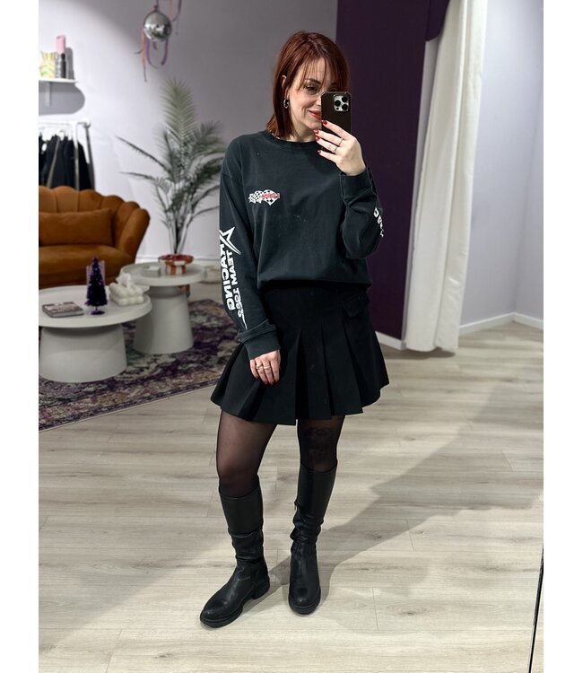 GUUSJE - Longsleeve washed black