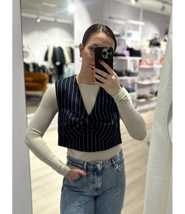 SABRINA - Gilet dark blue