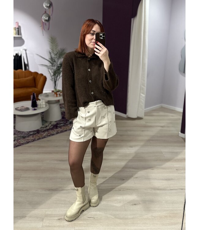 LOVEY - Shorts cream