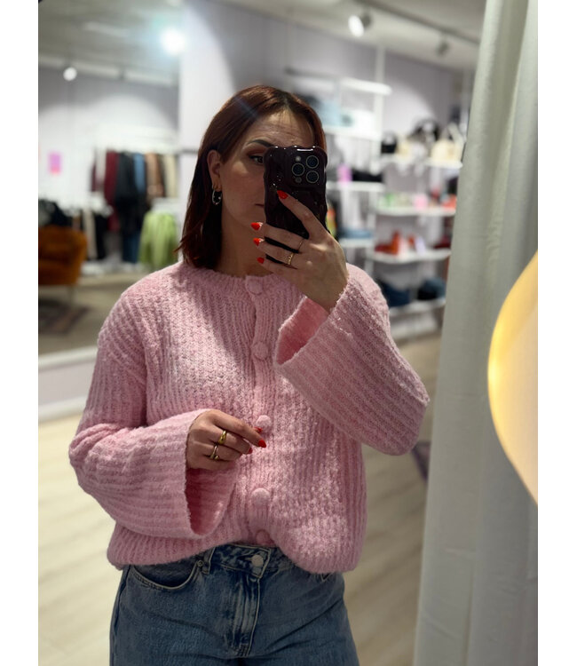 BELLA - Cardigan light pink