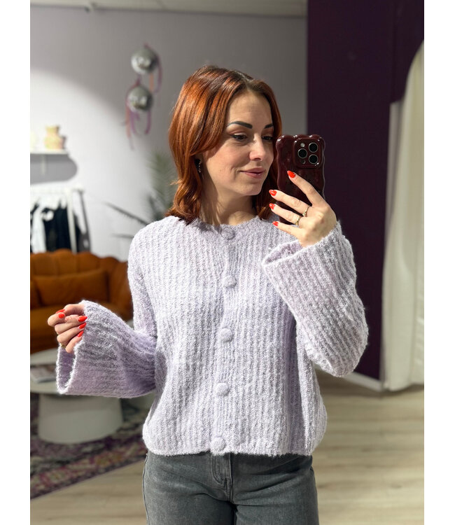 BELLA - Cardigan lilac