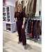 YAEL - Jumpsuit wine red