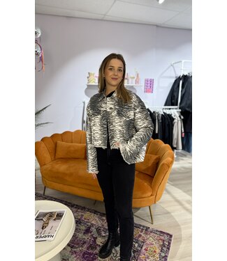 Refined Department TIGER - Jacket grey tiger