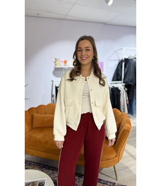 Daphnea MIA - Bomber jacket white