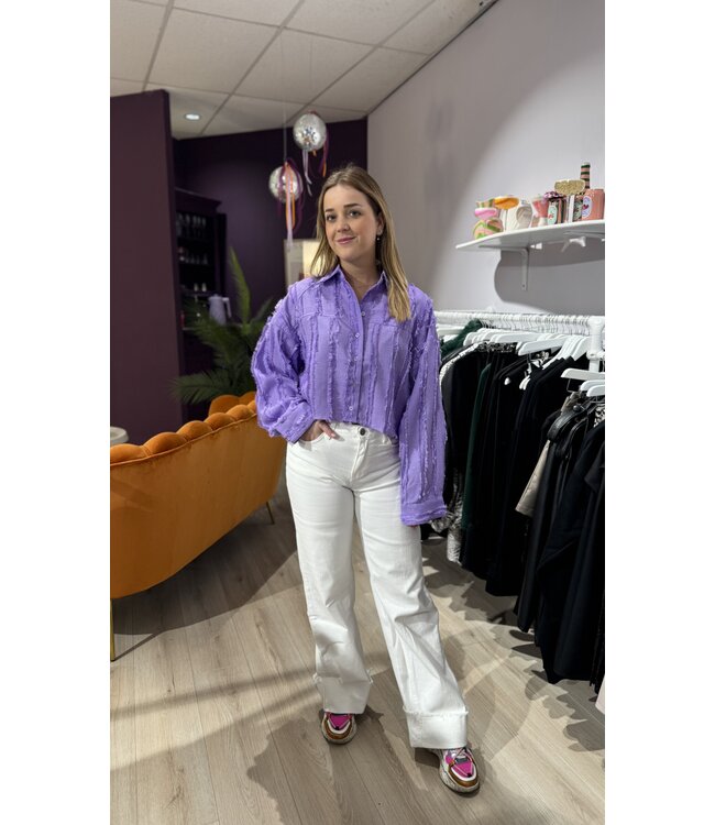 JUNE - Denim off white