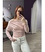 CHLOE - Off shoulder longsleeve pink