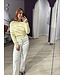 CHLOE - Off shoulder longsleeve butter yellow