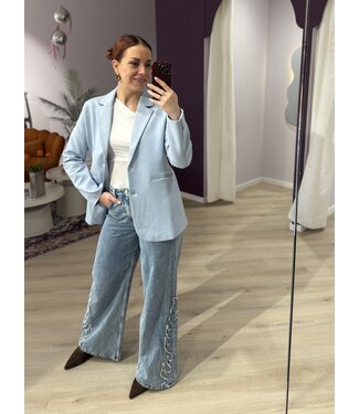 Tezza Fashion TINA - Blazer light blue