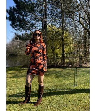 Harper & Yve JOLIE - Dress flower orange