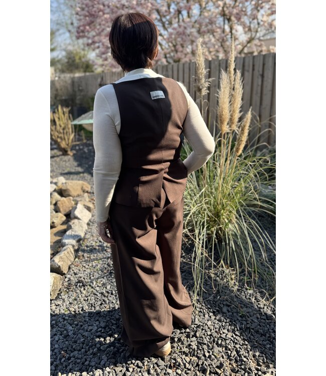 MASON - Pantalon brown