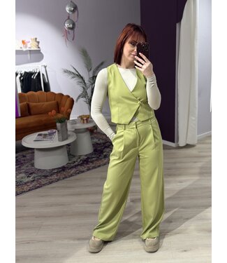 Refined Department PUCK - Pantalon matcha