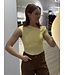 RACHEL - Off shoulder top butter yellow