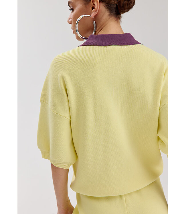 SANNY - Polo soft yellow