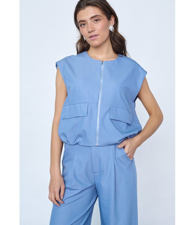 GARWIN - Gilet light denim