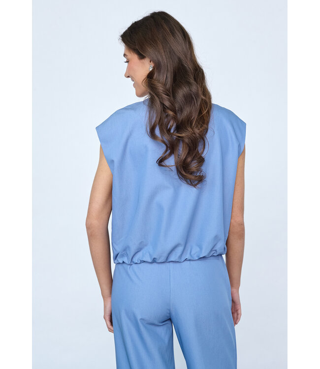 GARWIN - Gilet light denim