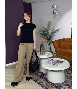 Drôle de Copine JULIA - Pantalon camel