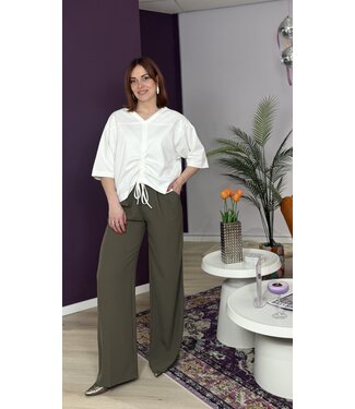 Drôle de Copine JULIA - Pantalon army green