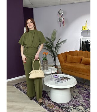 Sisterpoint GIRL - Jumpsuit olive green