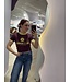SOMBRA - Top cropped cassis
