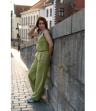 Refined Department PUCK - Pantalon matcha