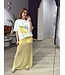 EMMA - Skirt lace butter yellow