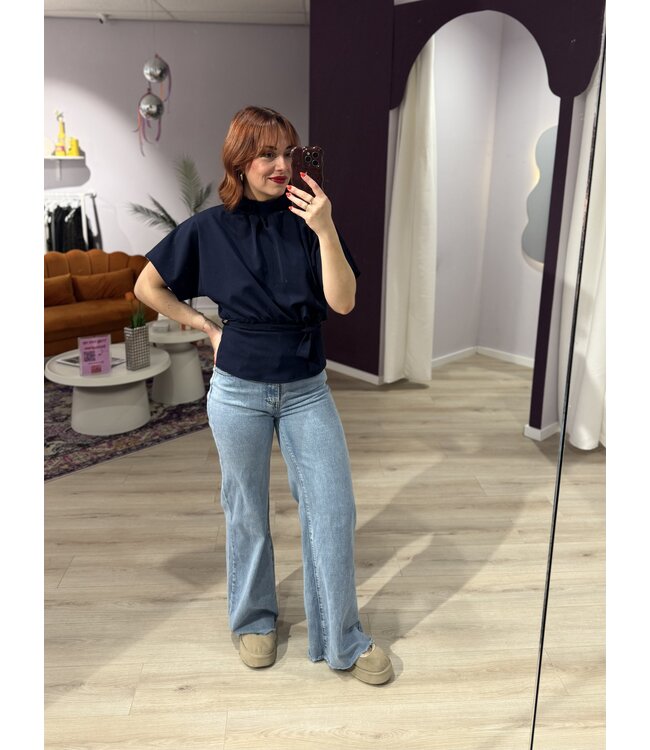 GIRL - Top navy blue