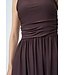 GINEA - Dress chocolate brown