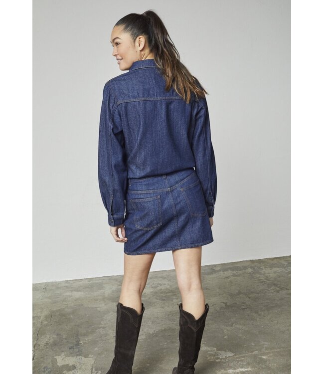 ODIA - Dress denim dark blue