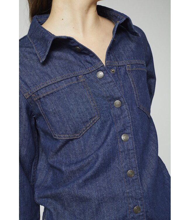 ODIA - Dress denim dark blue