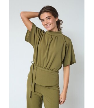 Sisterpoint GIRL - Top olive green