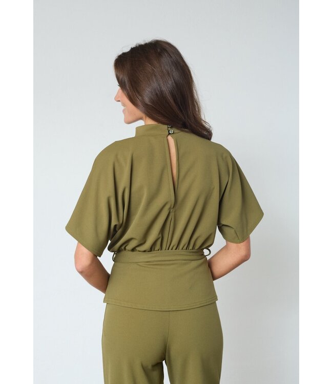 GIRL - Top olive green